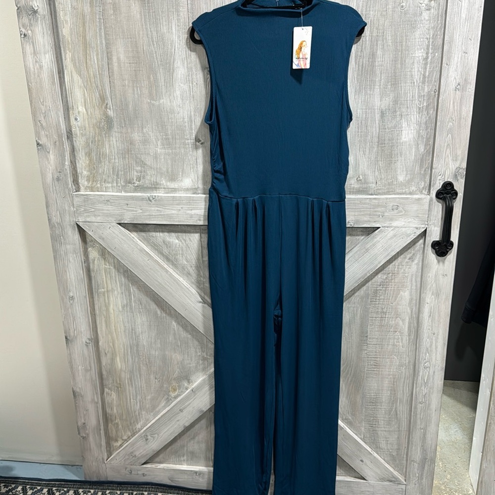 Pretty Garden XL romper with side pockets S1